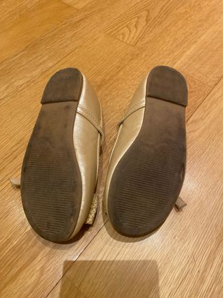 Manoletinas Sfera Niña Talla 28 Doradas