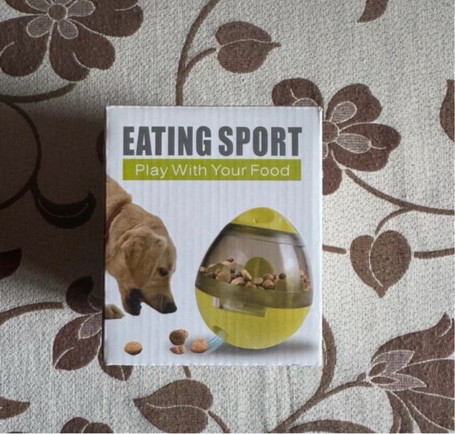 Brinquedo dispensador de comida para cães