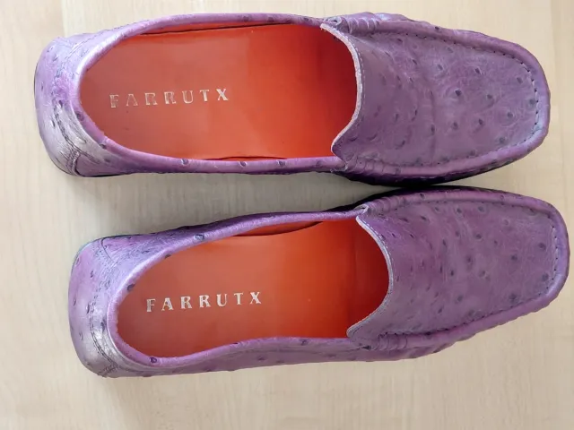 Mocasines Farrutx Morados Piel
