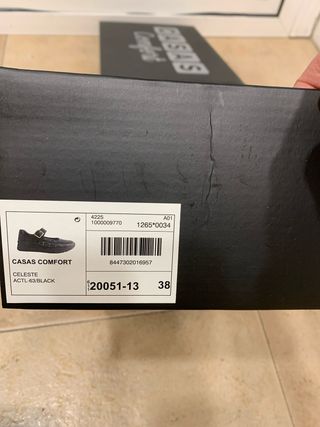 zapatos mujer negros marca Casas