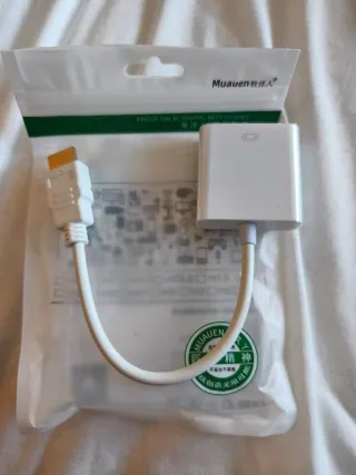 Adaptador HDMI a VGA Muauen
