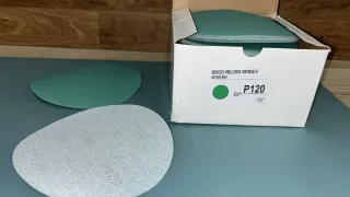 Discos de lija velcro P120 Ø150 mm