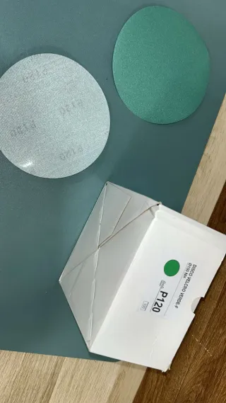 Discos de lija velcro P120 Ø150 mm