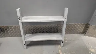 Estantería de madera 2 baldas