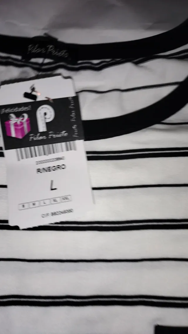 Camiseta de punto rayas Pilar Prieto Talla L