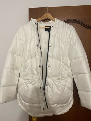 Chaqueta de Plumas Blanca