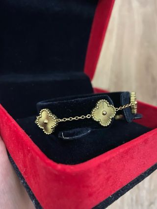Pulsera Tréboles Dorados