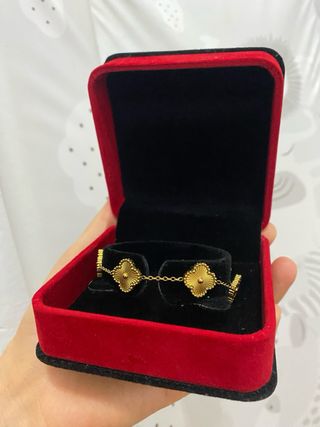 Pulsera Tréboles Dorados