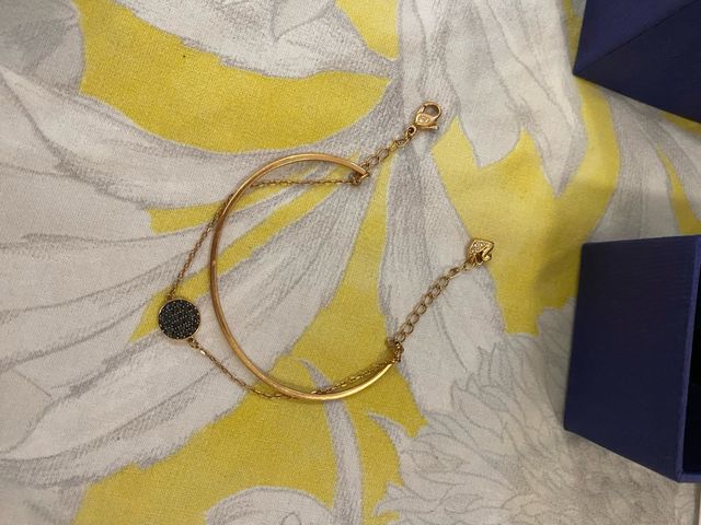 Pulsera Swarovski Aro Oro Rosado