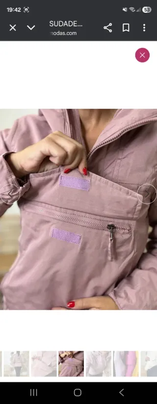 Sudadera con capucha y bolsillo frontal