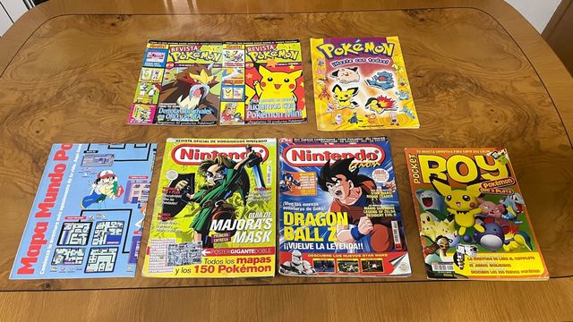 Revistas Pokémon + Mapa y 150 Pokemon