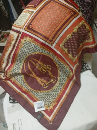 Lote pañuelos seda estampados