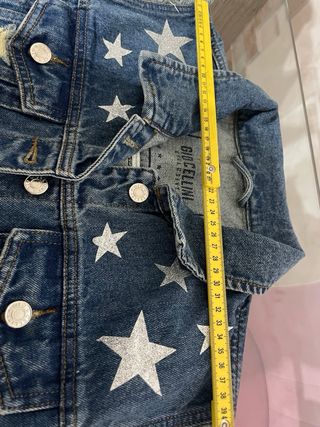 GIO CELLINI Giubbino Jeans Stelle