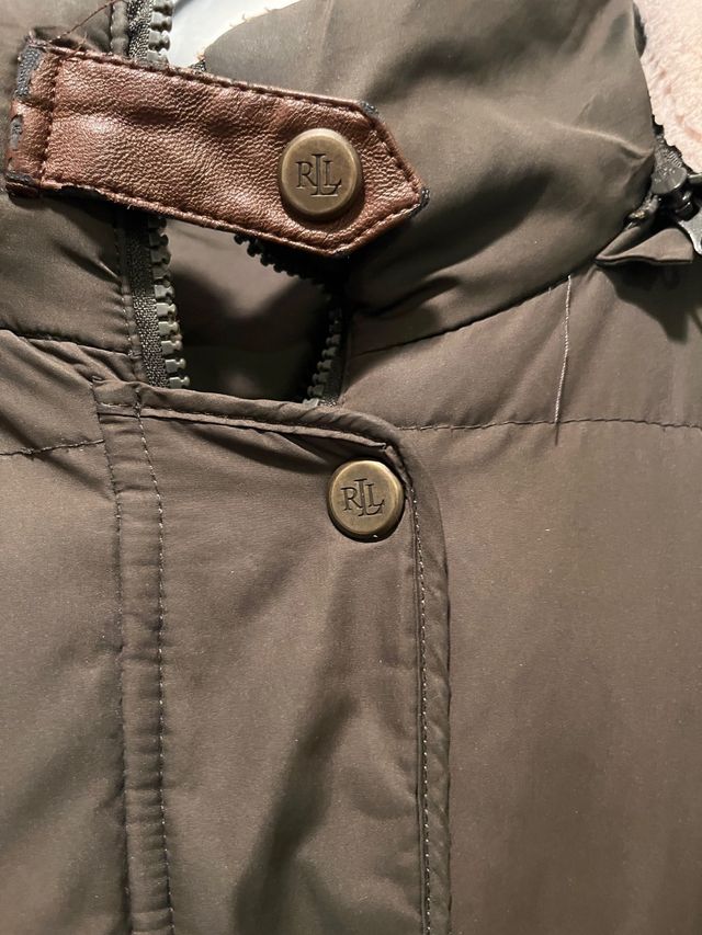 Abrigo plumífero Ralph Lauren marrón