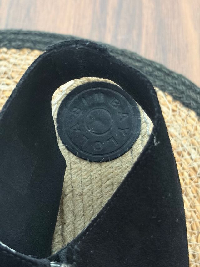 Sandalias Bimba y Lola esparto cremallera