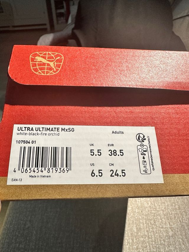 Botas Fútbol Puma Ultra Ultimate MXSG Talla 38.5