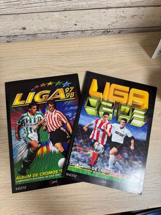 Álbumes facsímil Panini Liga 97/98 y 02-03