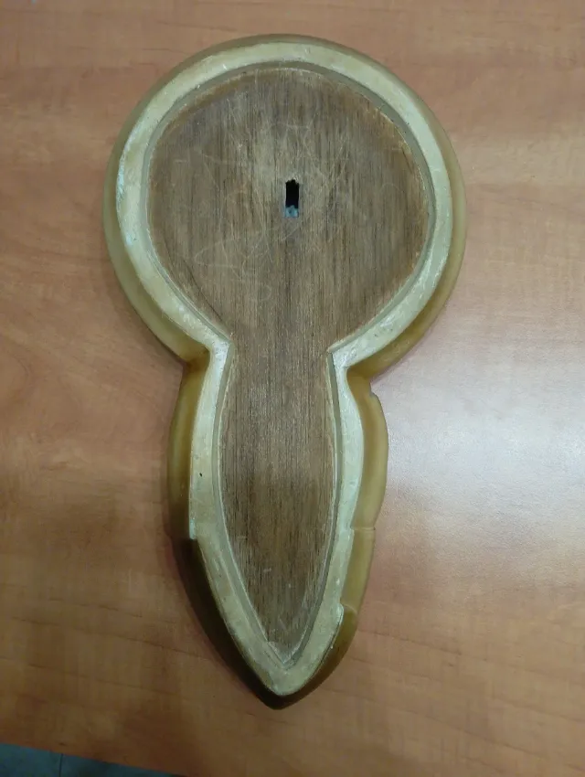 Talla madera Virgen María rezando