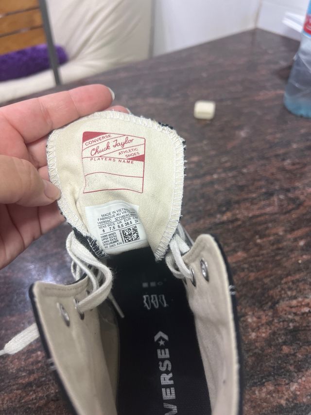 Converse Run Star Hike negras talla 38.5