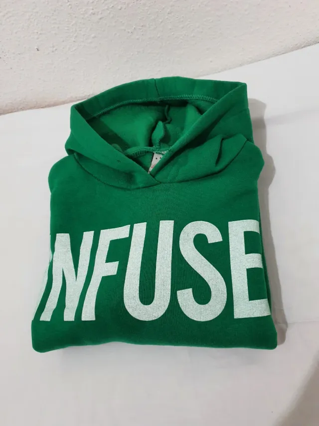 Jersey verde con estampado