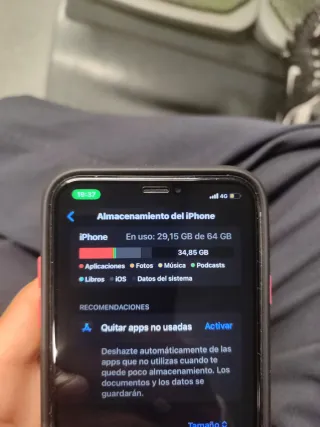 iPhone XR Negro 4 días de uso, batería nueva.
