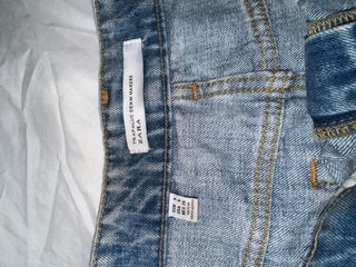 Falda vaquera desgastada talla S