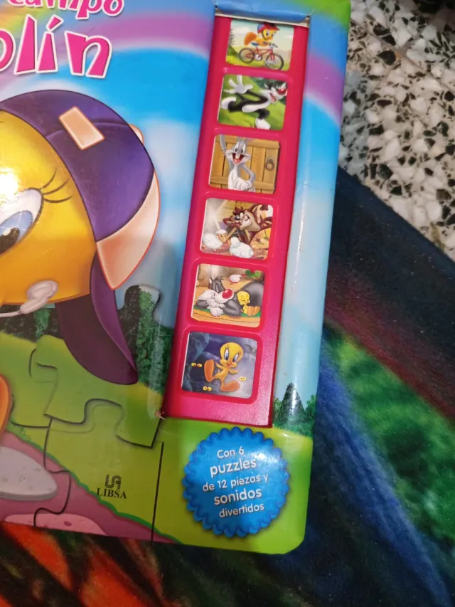 Libro Puzzles y Sonidos Piolín