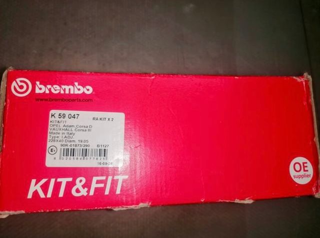 Juego zapatas cilindros y tambores freno