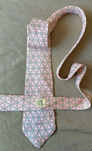 Corbata Hermés 100% Seda Made in France