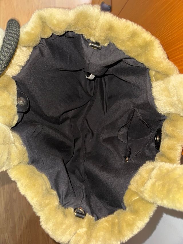 Bolso shopper pelo verde Parfois