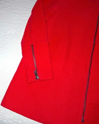 Abrigo Mango Rojo