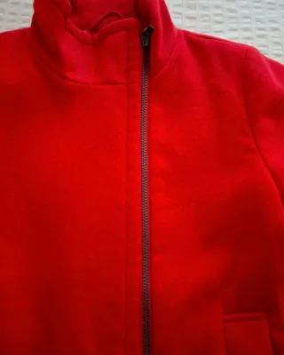 Abrigo Mango Rojo