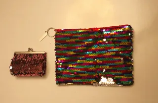 Bolsito y monedero lentejuelas