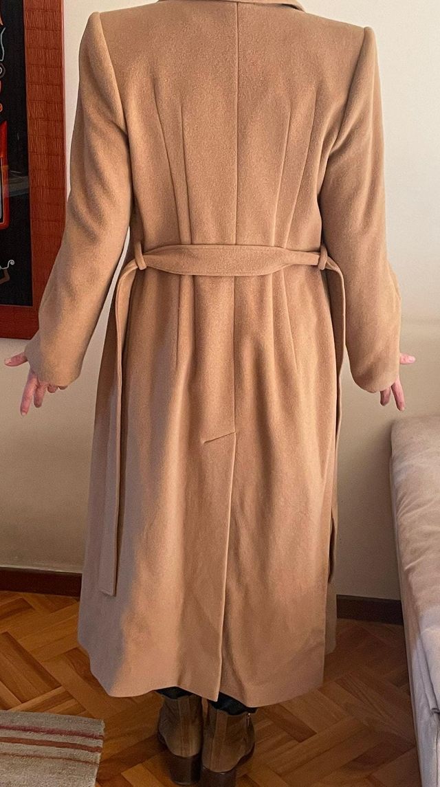 Abrigo largo camel
