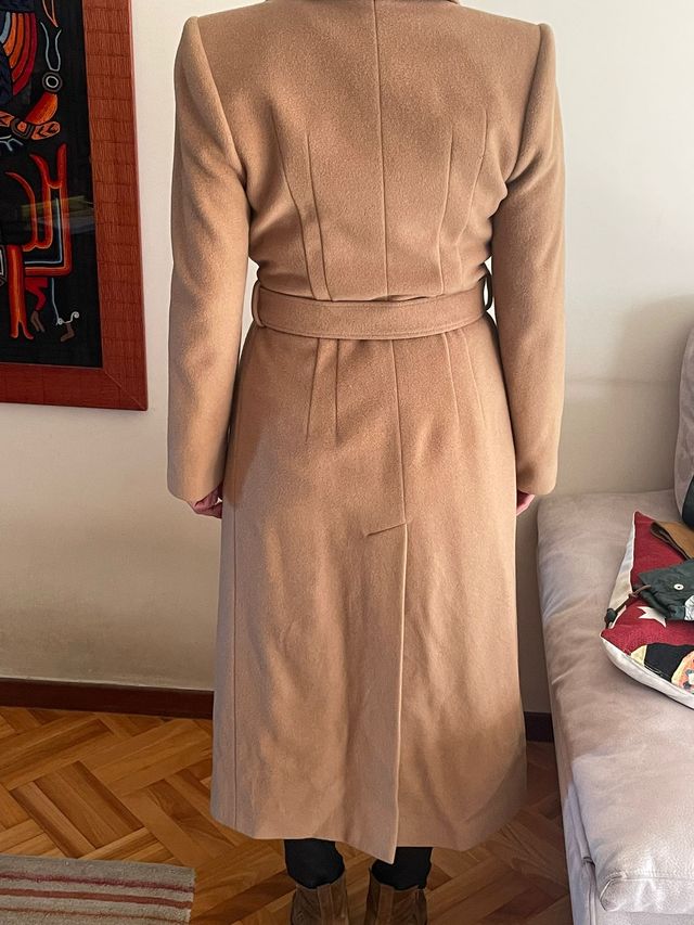 Abrigo largo camel