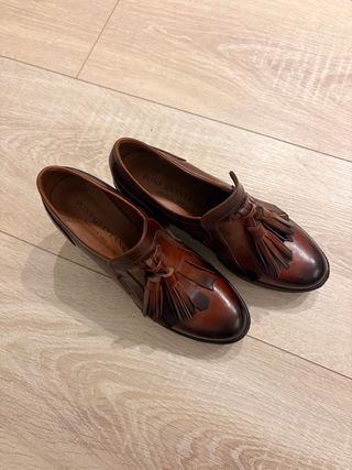 Zapatos Pons Quintana Piel Marrón