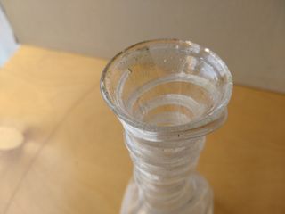 Vaso artigianale in vetro pulegoso - Modello 2