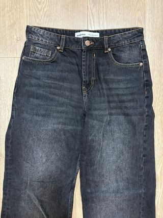 Pantalones vaqueros Bershka negros/grises