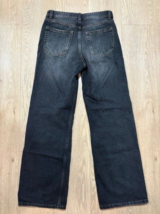 Pantalones vaqueros Bershka negros/grises