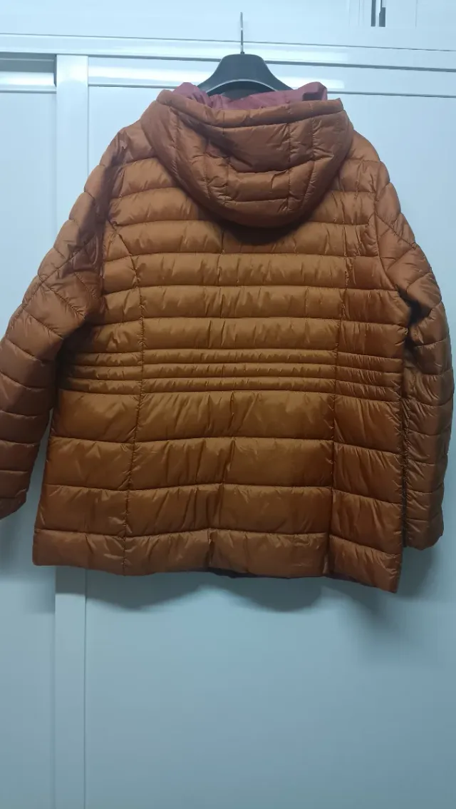 Plumífero mujer mostaza