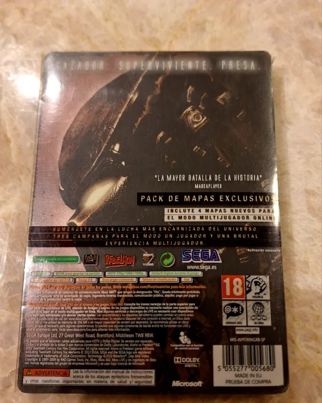 Aliens vs Predator XBox 360 SEGA