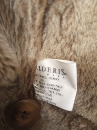 Abrigo Piel Vuelta Marrón