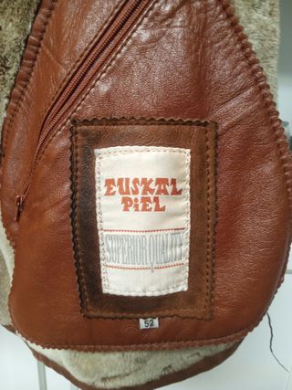 Abrigo Piel Vuelta Marrón