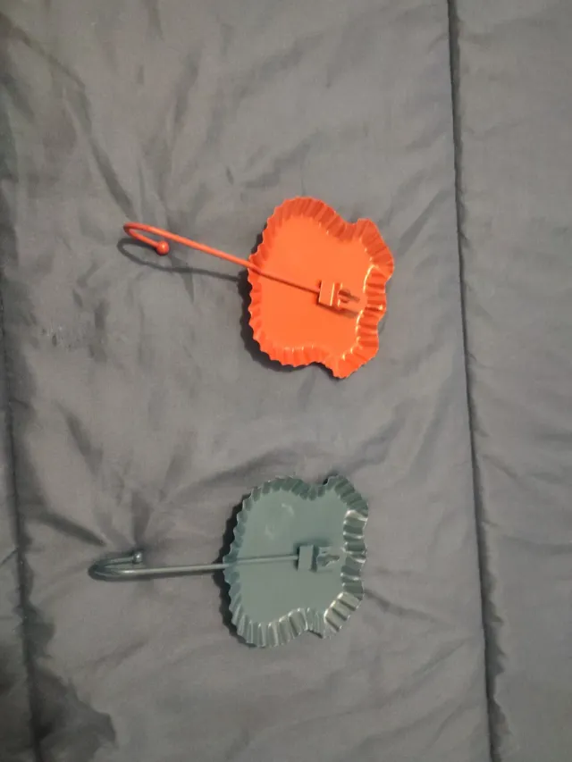 2 Perchas Vintage Gato y Bulldog