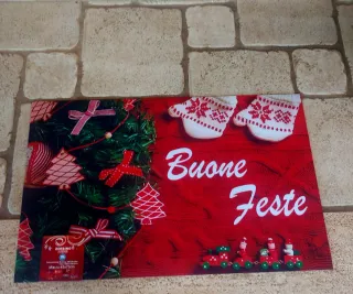 Zerbino Gomma Natale Buone Feste