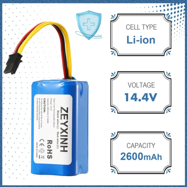 Bateria CONGA Li-ion 14.4V 2600mAh