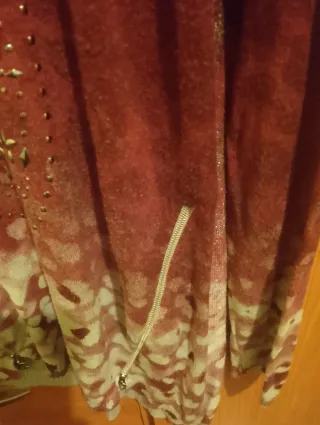 Jersey Desigual Rojo y gris