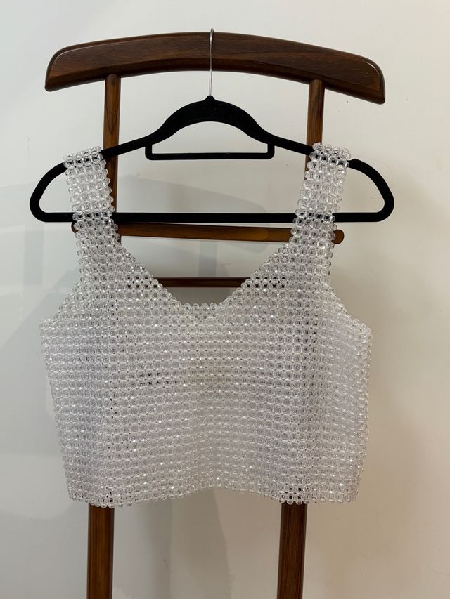 Top pedrería Zara Talla S