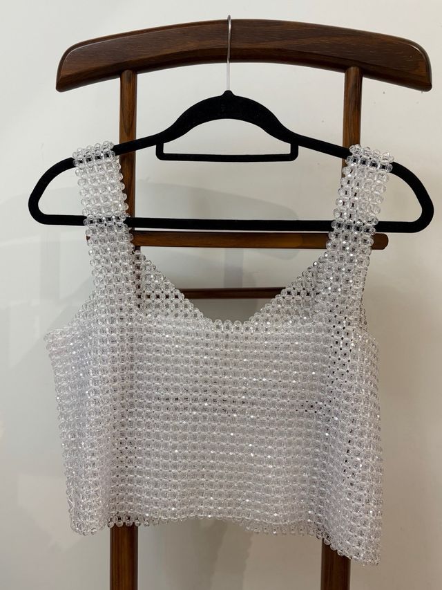 Top pedrería Zara Talla S