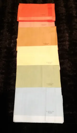 Conjunto de Pañuelos Lanvin 